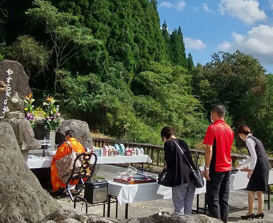 合同供養祭の様子